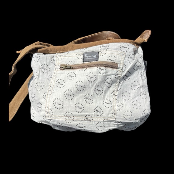 🌻Myra Canvas & Leather Perfect Messenger Adventure Bag | Excellent Condition - Picture 10 of 13